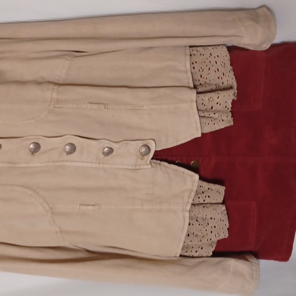 FREE PEOPLE Emilia Jacket Khaki Mimosa Color. Size SP - Picture 9 of 16